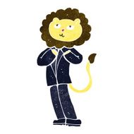 cartoon lion businessman N8