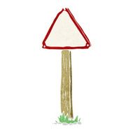 cartoon signpost N17