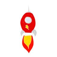 Cartoon Spaceship N62
