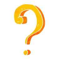 Cartoon Question Mark N43