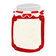 cartoon jar of preserve
