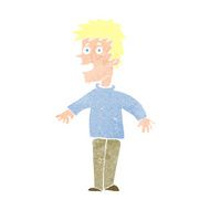 cartoon happy boy N305