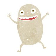 cartoon happy potato N12