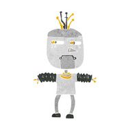 Cartoon Robot N369
