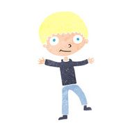 cartoon happy boy N306