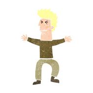 cartoon stressed out man N30