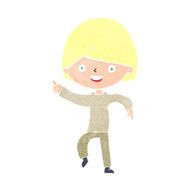 Cartoon Man Pointing N256