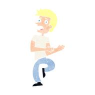 cartoon stressed out man N31