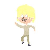 cartoon happy boy N308