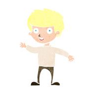 cartoon happy boy N309
