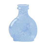 cartoon old glass vase N12