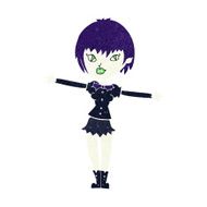 Cartoon Vampire Girl N294