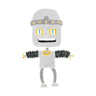 Cartoon Robot N372