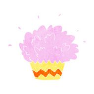 cartoon exploding cupcake N13
