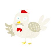 cartoon old rooster N11