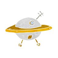 Cartoon Flying Saucer N11