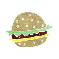 Cartoon Hamburger N15
