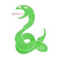 cartoon hissing snake N58