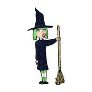 Cartoon Witch N41