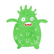 cartoon funny slime monster N25