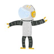 Cartoon Astronaut N170