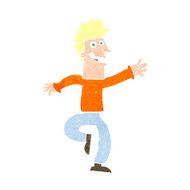 cartoon happy man N600