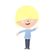 cartoon happy boy N313
