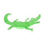 Cartoon Crocodile N105