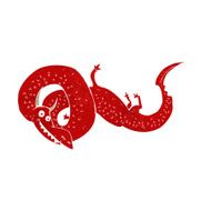cartoon chinese dragon N22