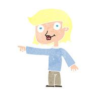 cartoon pointing person N15