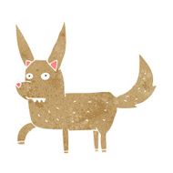 cartoon wild dog N14