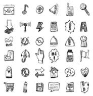 hand draw web icon N3