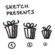 Funny present boxes of differrent size