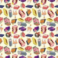 seamless gift pattern N3