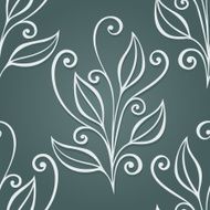 Seamless floral pattern with leaves N3