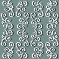 Seamless Ornate Abstract Pattern N12