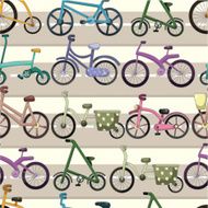 seamless bicycle pattern N4