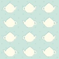 Cute teapots pattern
