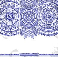 Beautiful floral set of banners N5