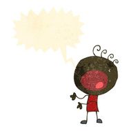 retro cartoon complaining doodle man N2