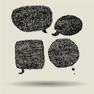 pen doodle speech bubble