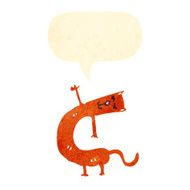 funny stretching cat cartoon