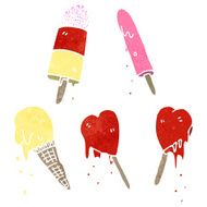 cartoon ice creams