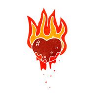 flaming heart symbol N2