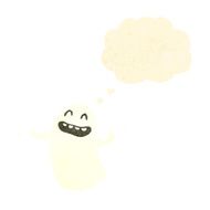 cartoon laughing ghost