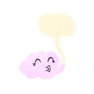cute retro cloud cartoon N2