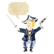 retro cartoon pirate