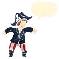 retro cartoon pirate N3