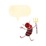 cartoon little devil N134
