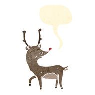 cartoon red nosed reindeer N25